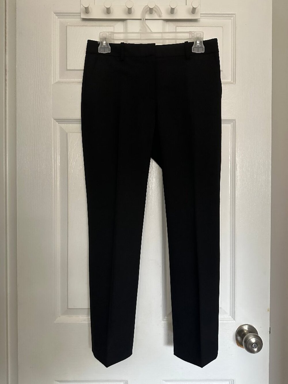 THEORY Treeca Wool Trousers (Black)